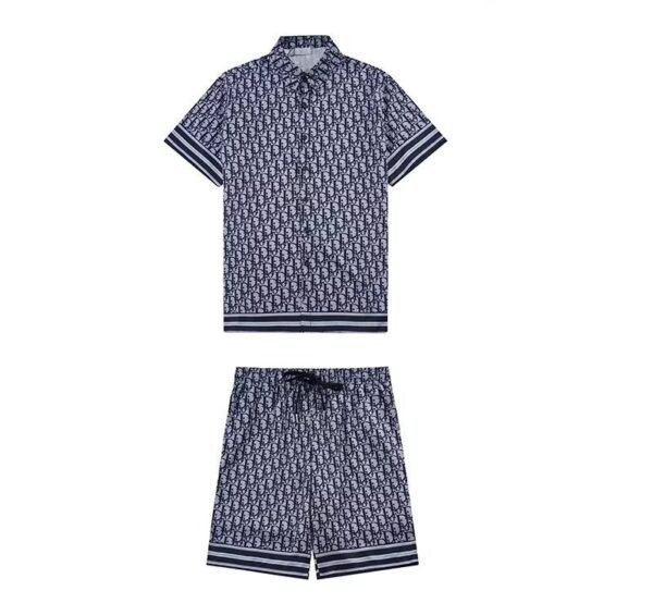 Dior T-shirt Shorts Set